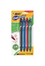 ROLLER GEL Q-DRY ASST, 4/PK