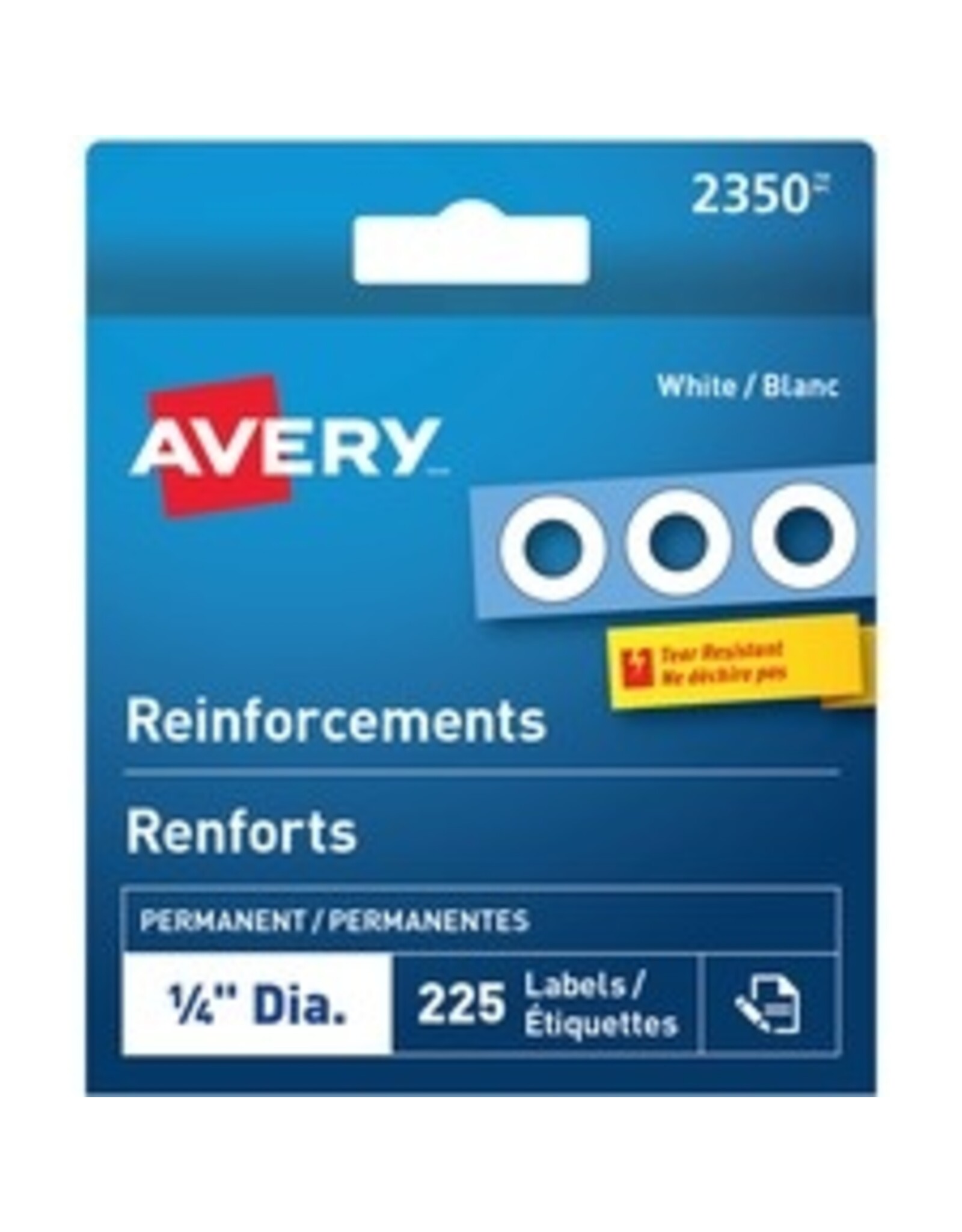 REINFORCEMENTS WHT 1/4''*225/PK