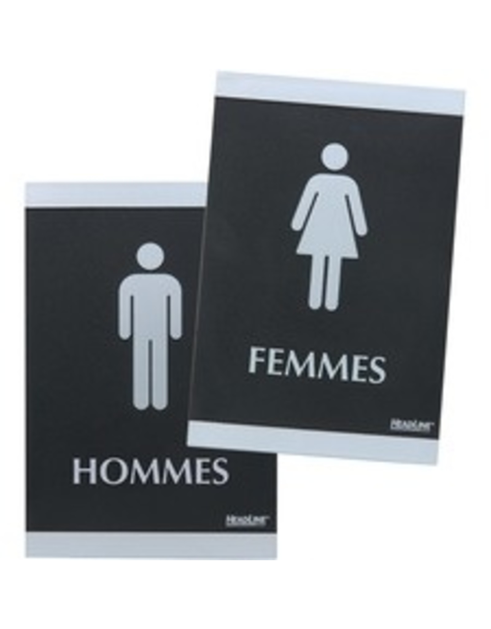 SIGN 6X9, MEN WOMEN, 2/PK