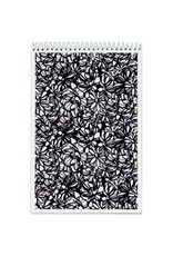 STENO BK DESIGNR 6X9,BLK/WHT