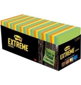 EXTRM POSTIT 3X3 GN/YW/OG/MINT