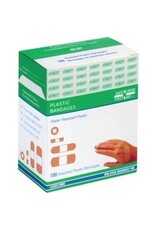 BANDAGES PLASTIC ASST, 100/BX