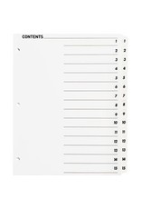 INDEX,QUICK,15TAB,WHTE,1ST