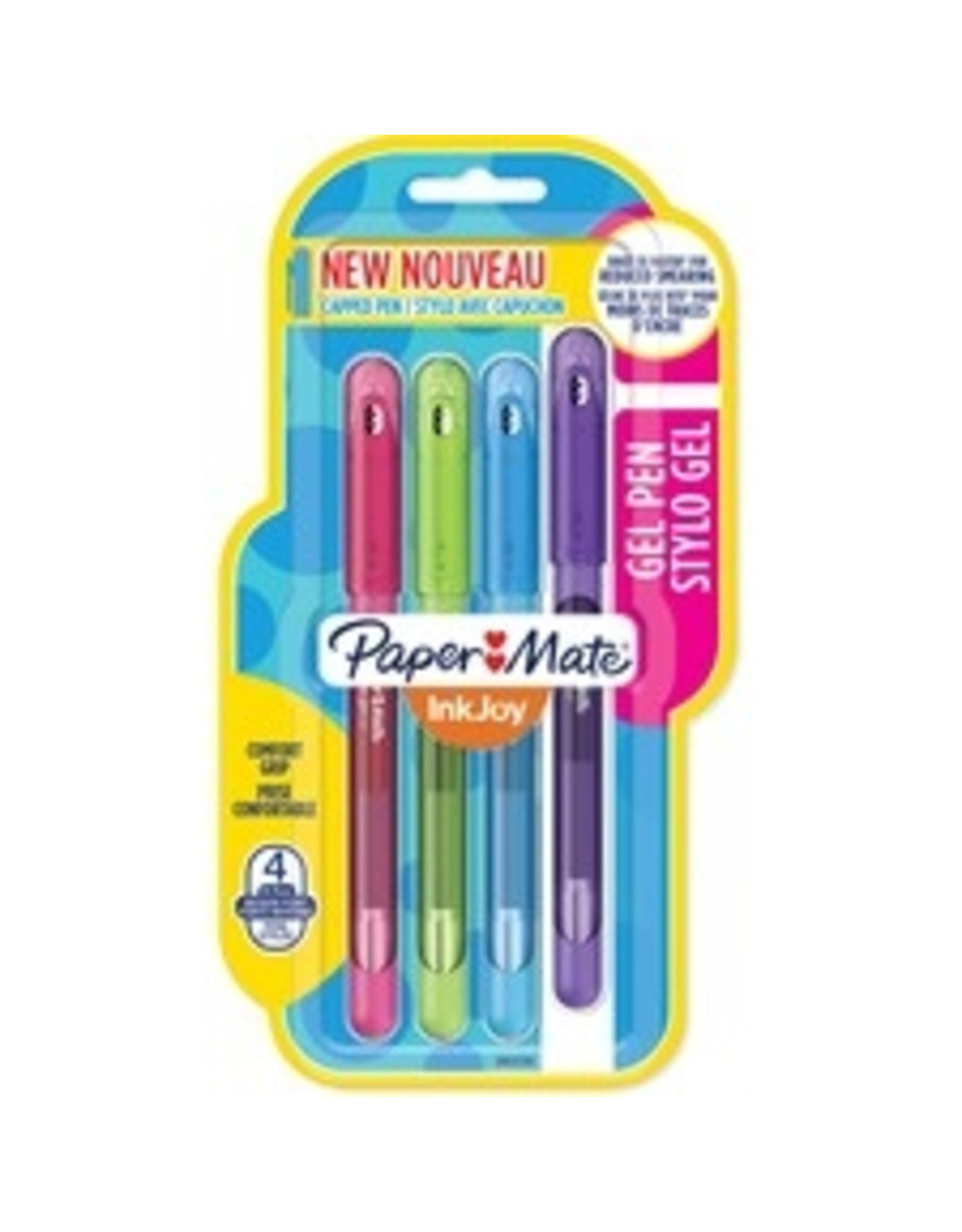 INKJOY GEL STIK.7mm FASHN*4/PK