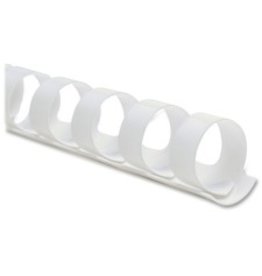 BIND COMB, 1/4'' 19R *WHITE *1C