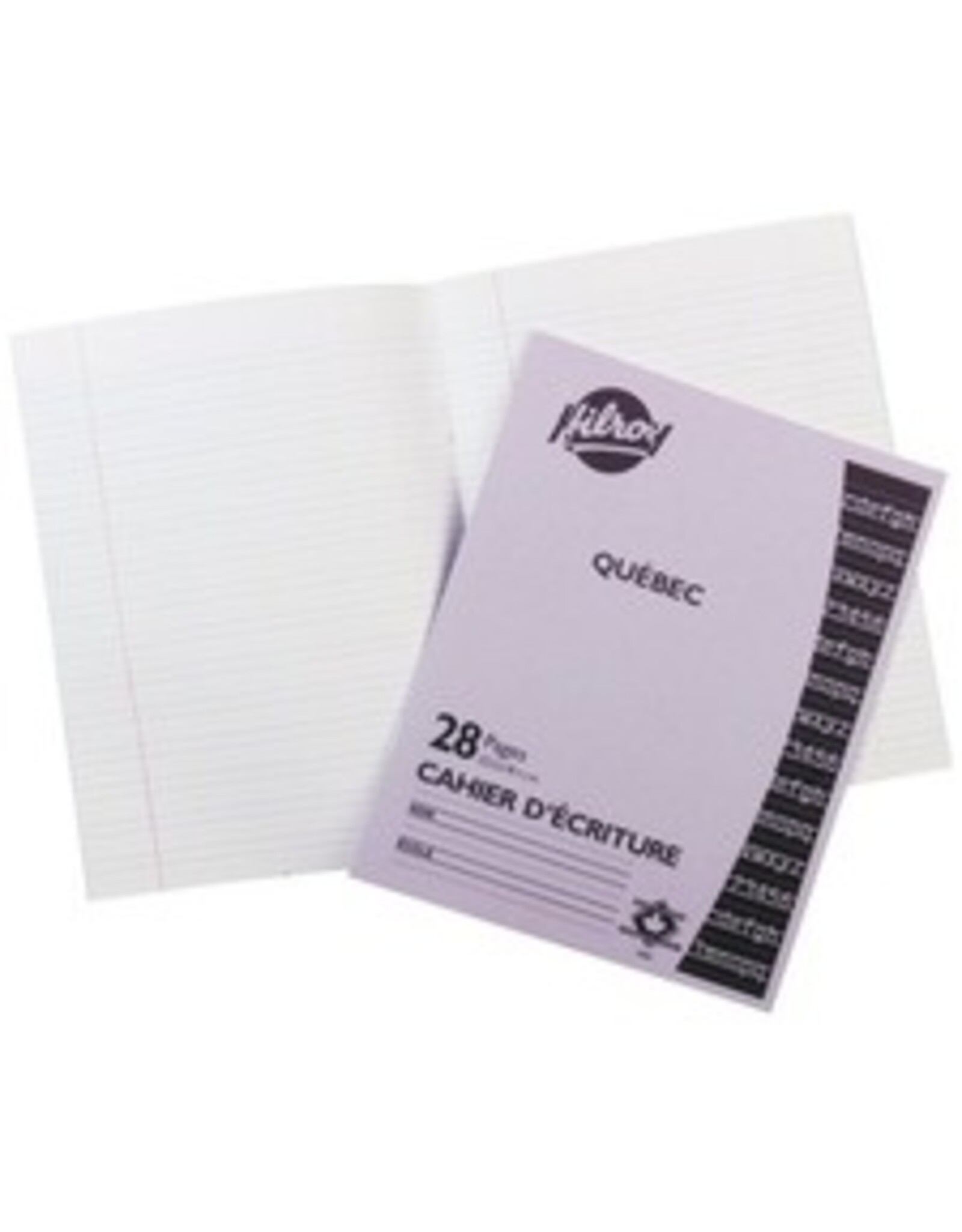 NOTEBOOK,INTERLINE,28pg,FRENCH