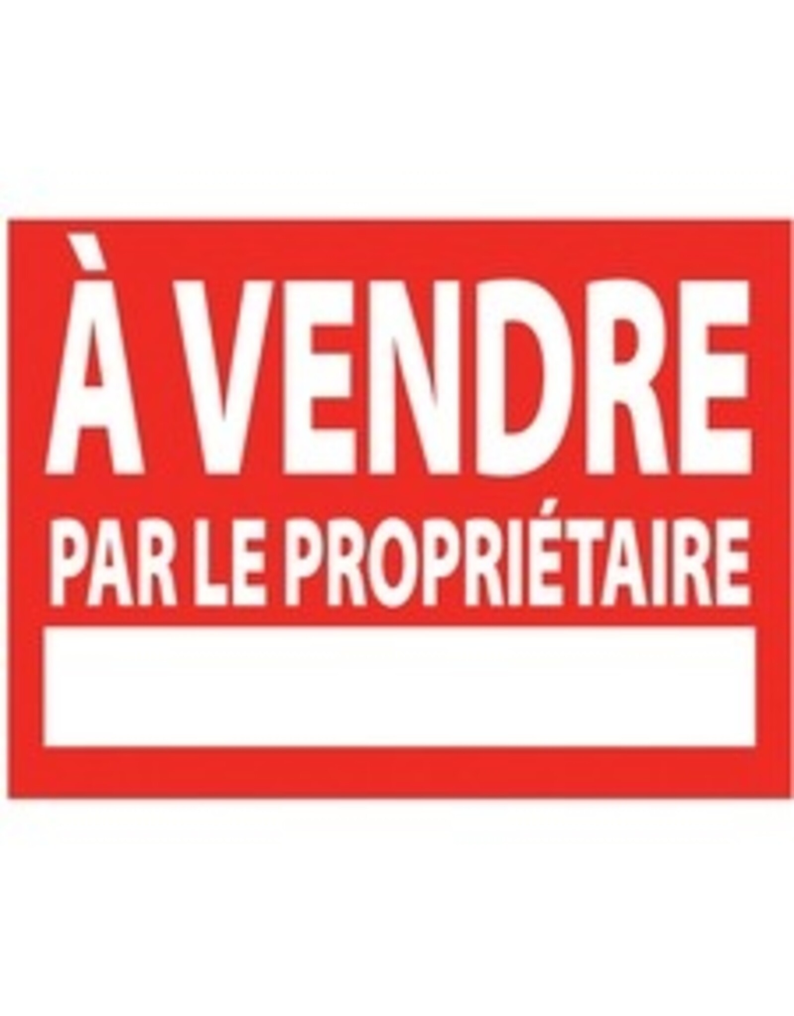 SIGN 18X24, A VENDRE
