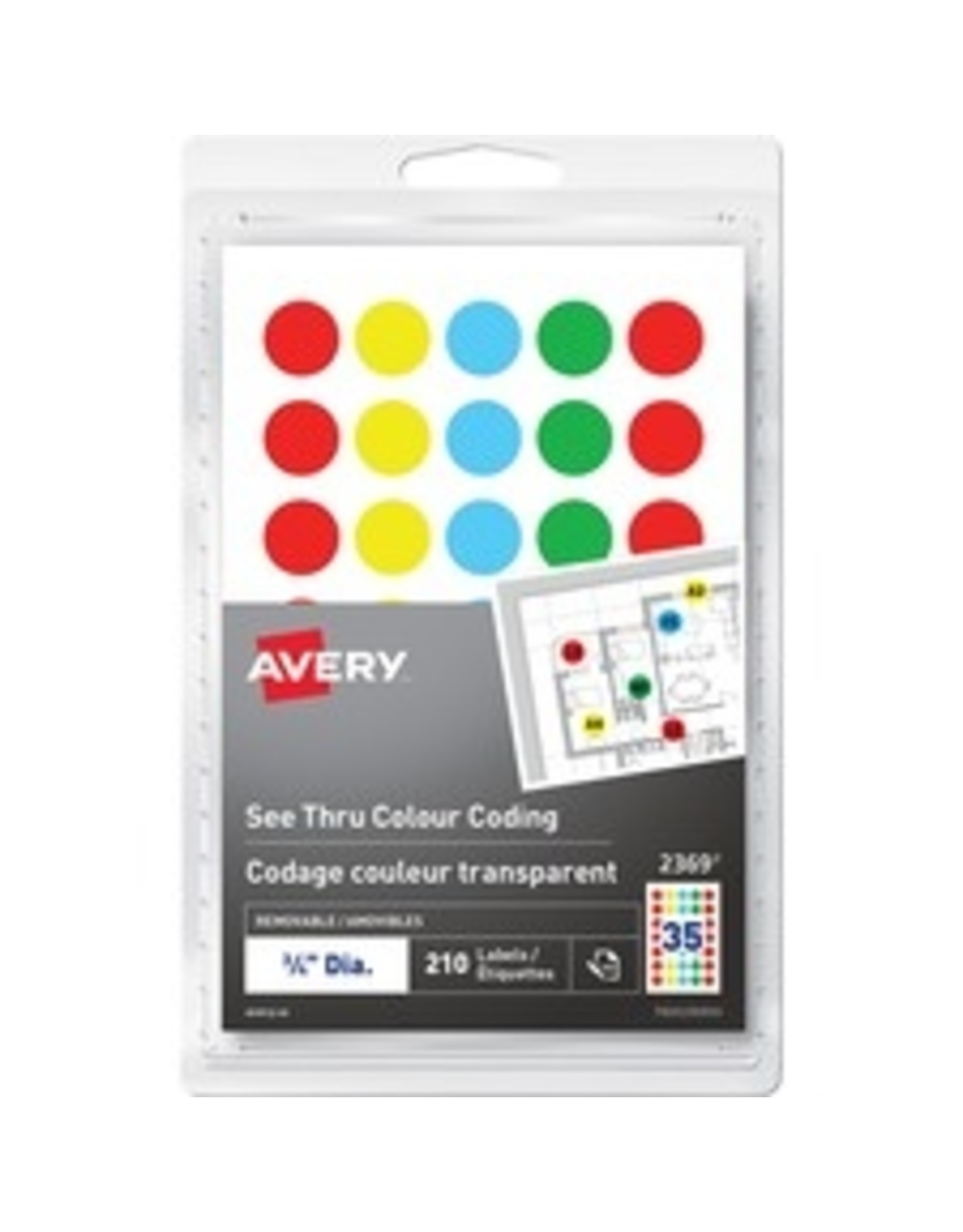 REMOV COLOR CODE C-THRU 3/4''D