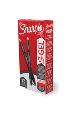 GEL SHARPIE 0.7mm, RED, 12/BX