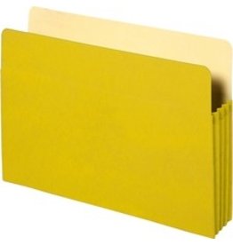 FILE POCKET LTR 3.5'' EXP*YELLW