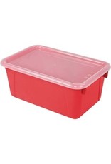 SMALL CUBBY W/COVER*RED