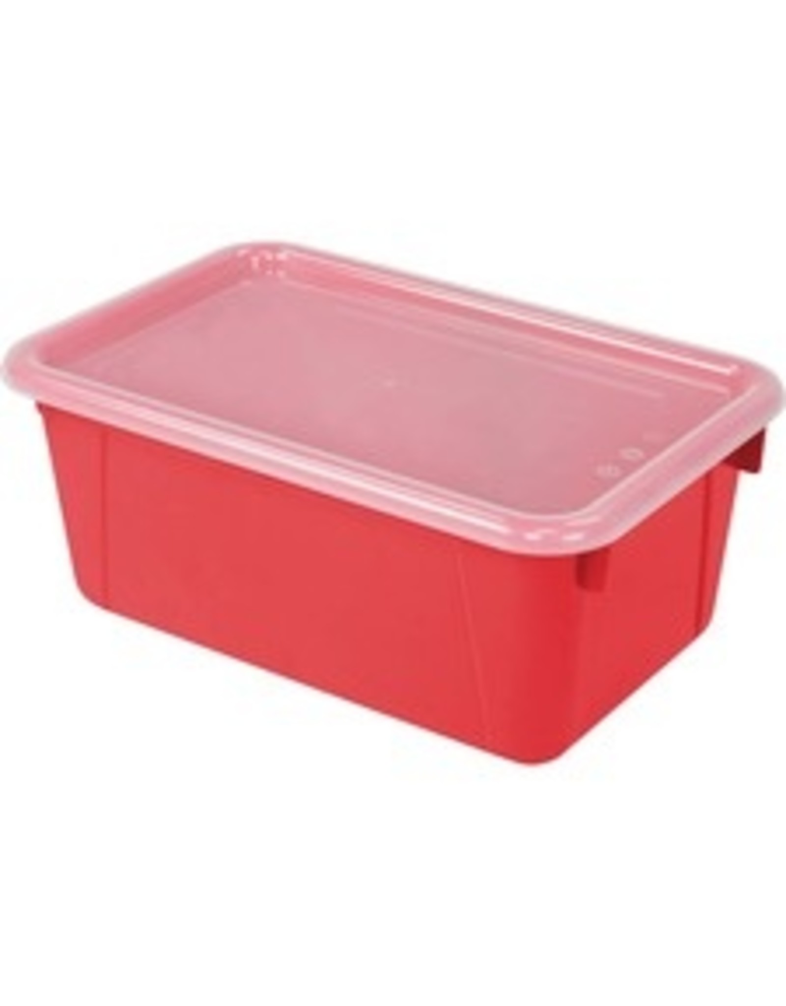 SMALL CUBBY W/COVER*RED