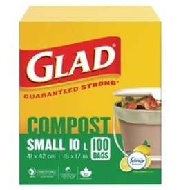 GLAD COMPOSTBL ORGNC 10L,100bx