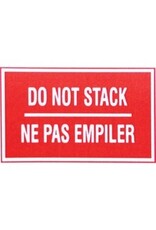 LABEL DO NOT STACK 5''Wx3''H