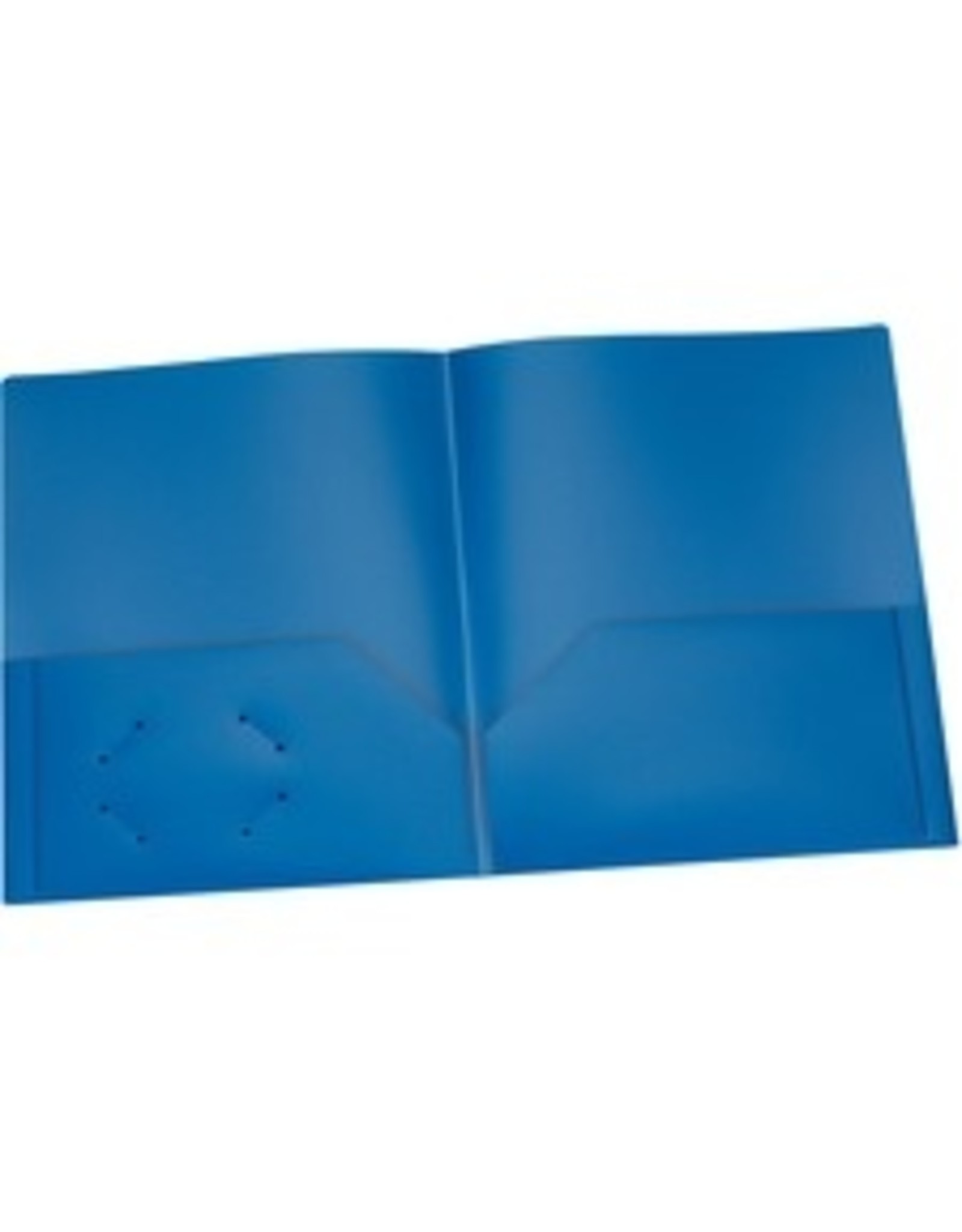 PORTFOLIO POLY 2-POCKET *BLUE