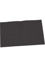 PORTFOLIO POLY 2-POCKET *BLACK