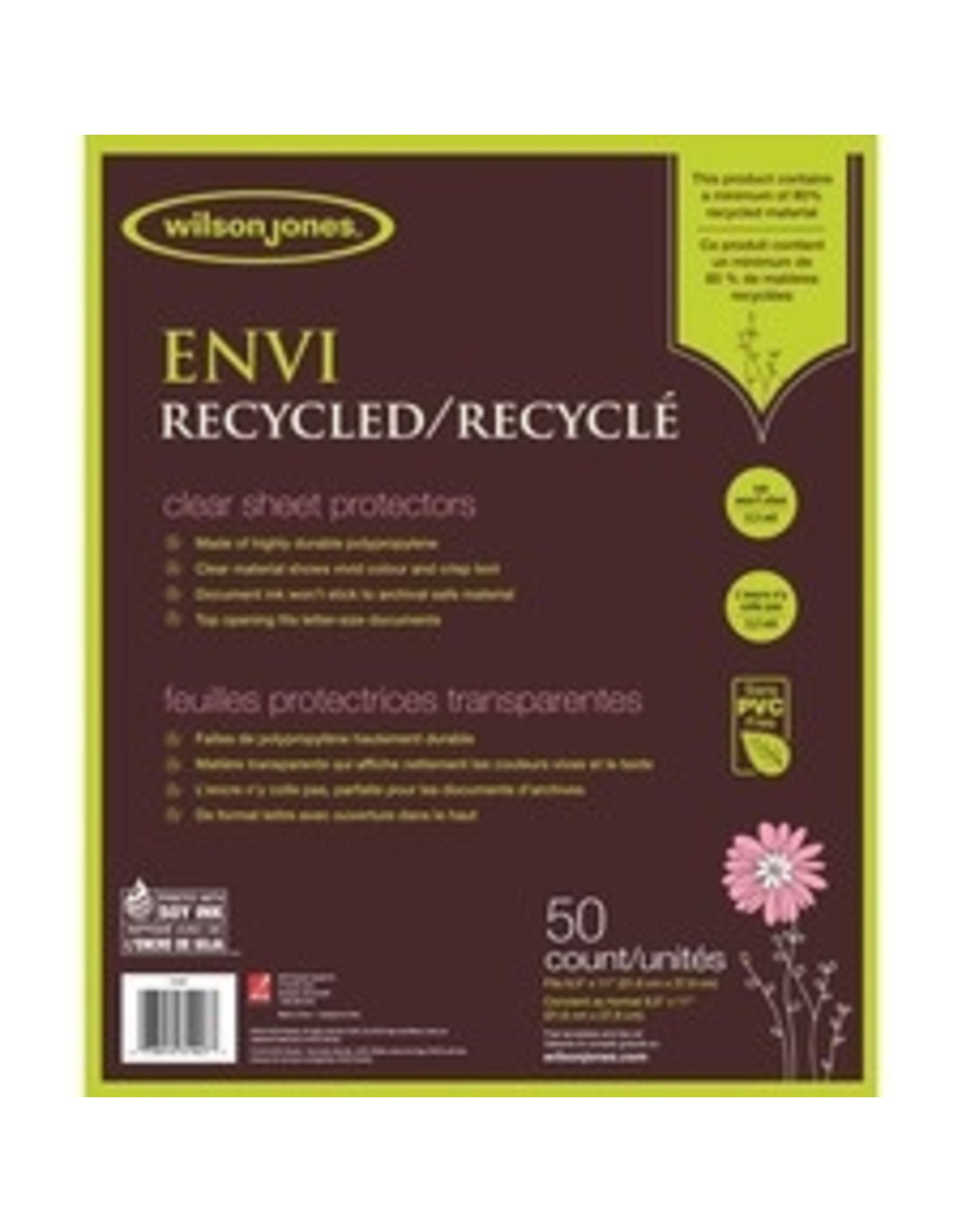 SHEET PROT LTR RECYC    *50/PK