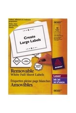 LASER LABEL REMOV 8.5x11*10/PK