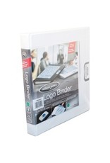 BINDER PRES R-R LOGO 1'' WHITE