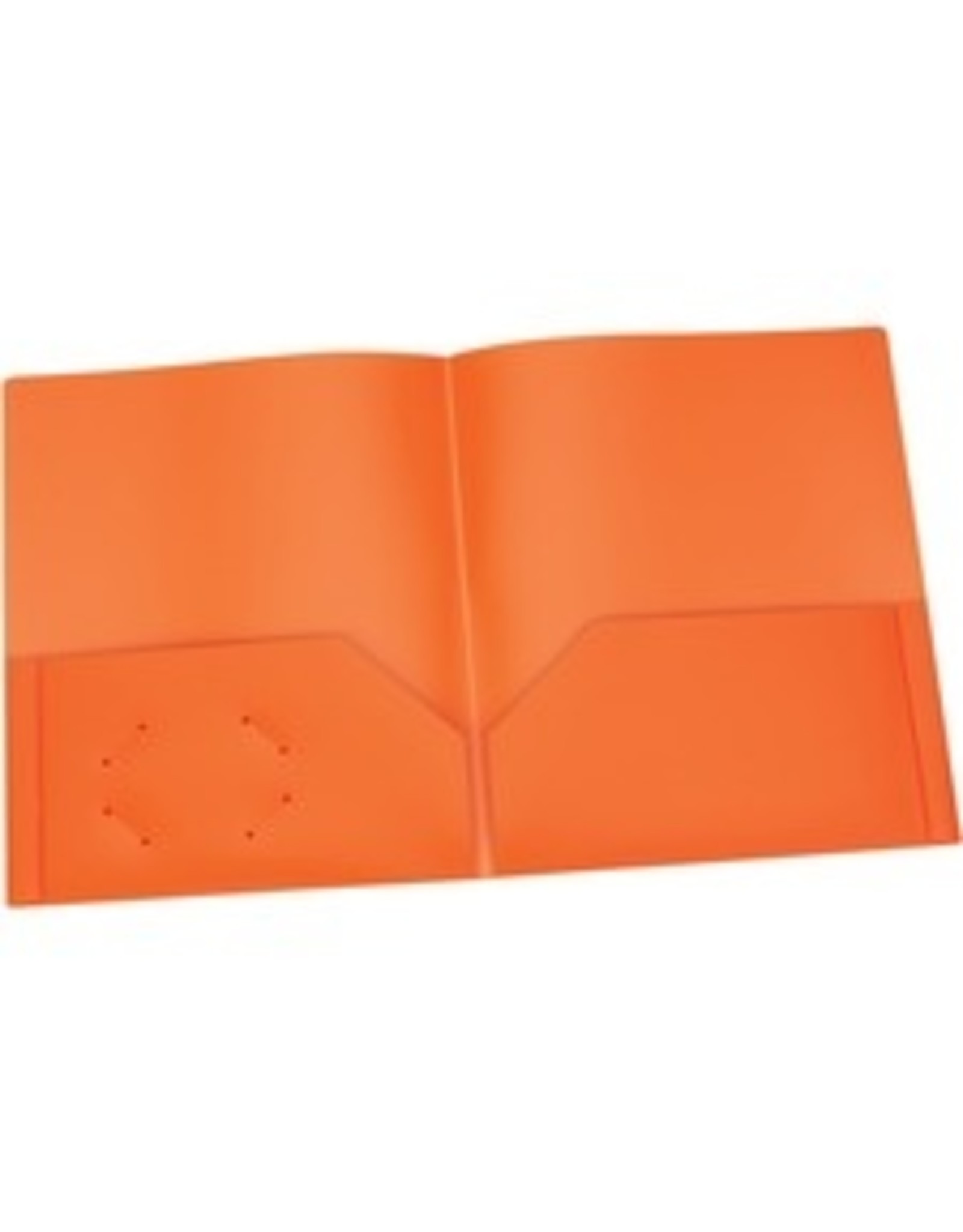 PORTFOLIO POLY 2-POCKET *ORNGE