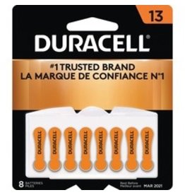 BATTERY,HEARING AID 13sz*8/pk