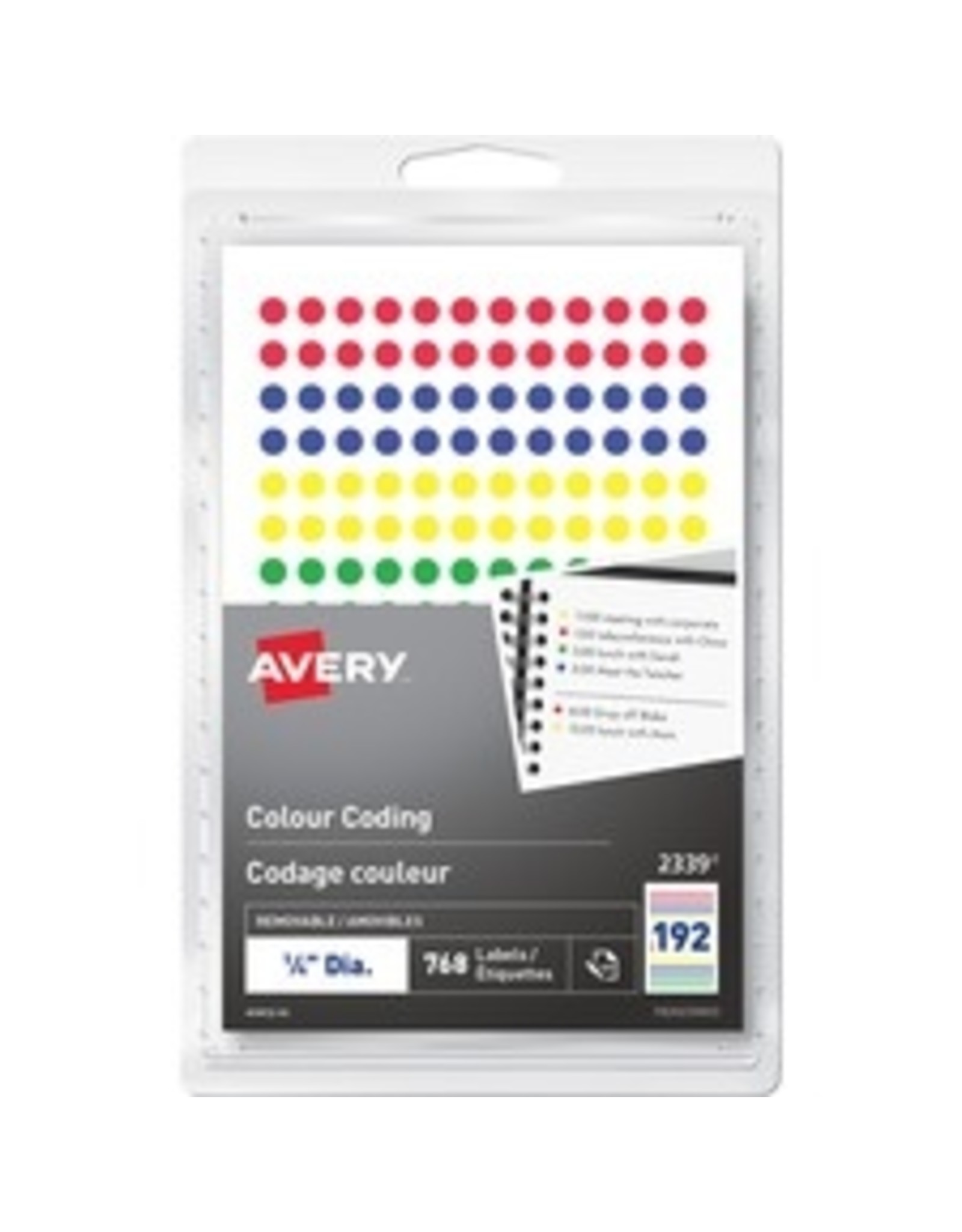 LAB, RND .25''DIA  *ASST 768/PK