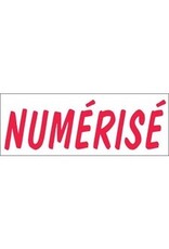 STAMP 4911/CB RED ''NUMERISE''