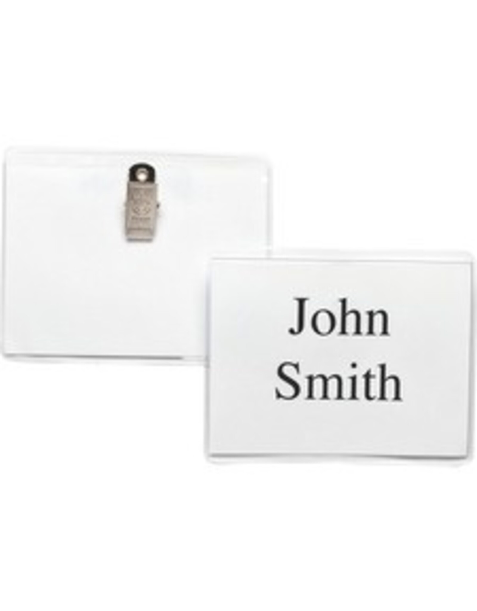 NAME BADGE, CLIP 4x3    *50/BX