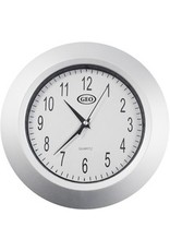 CLOCK,WALL, 10''DIA. QRTZ*CHRME