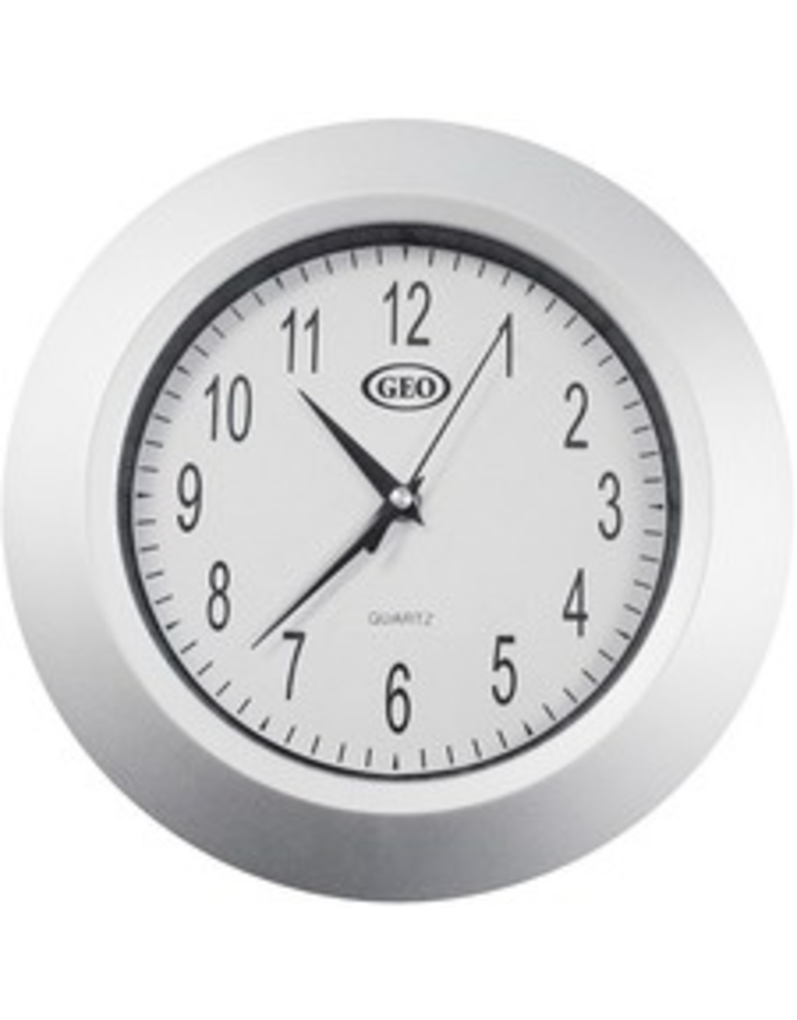 CLOCK,WALL, 10''DIA. QRTZ*CHRME