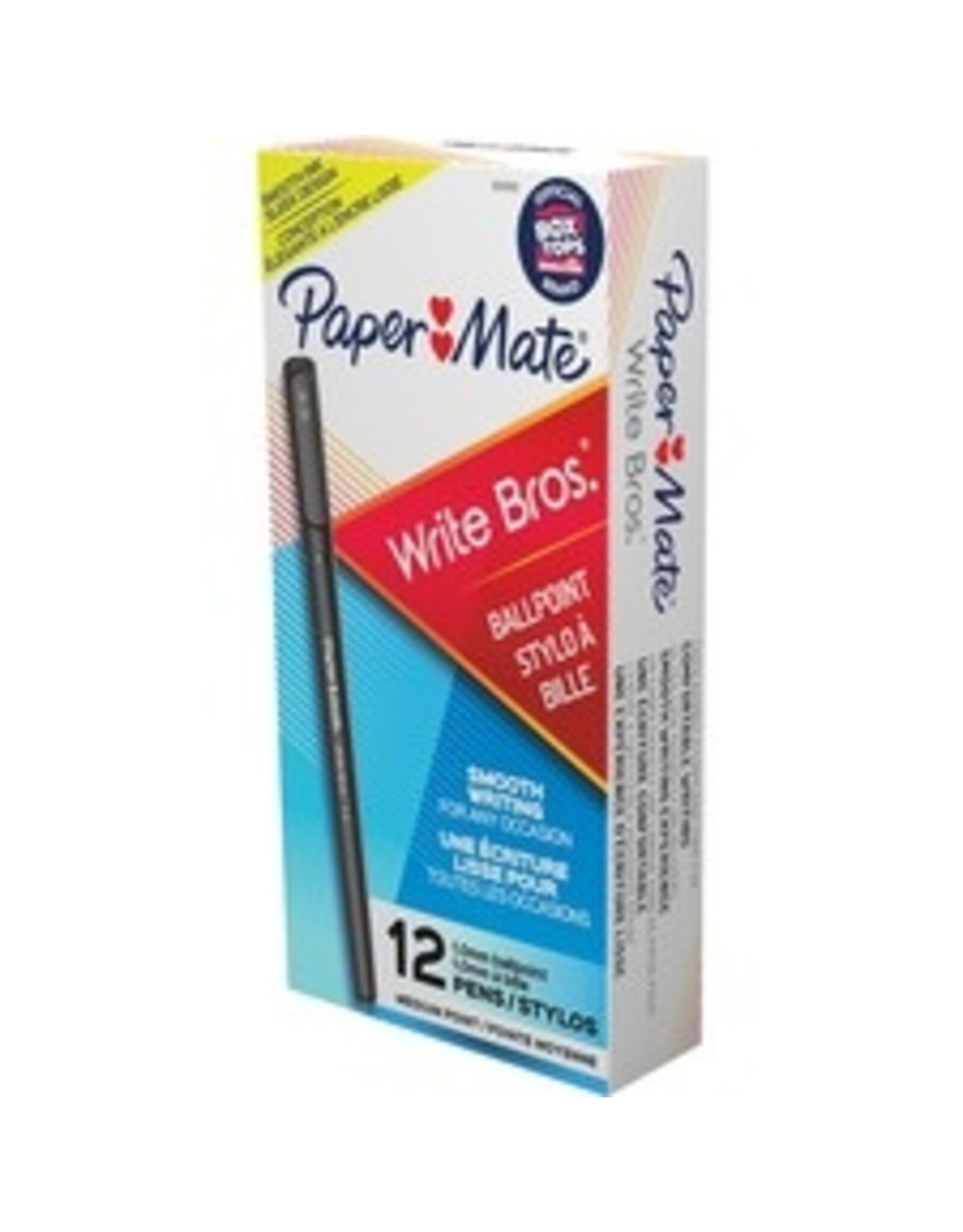 STICK PEN, MEDIUM *BLACK*12/BX