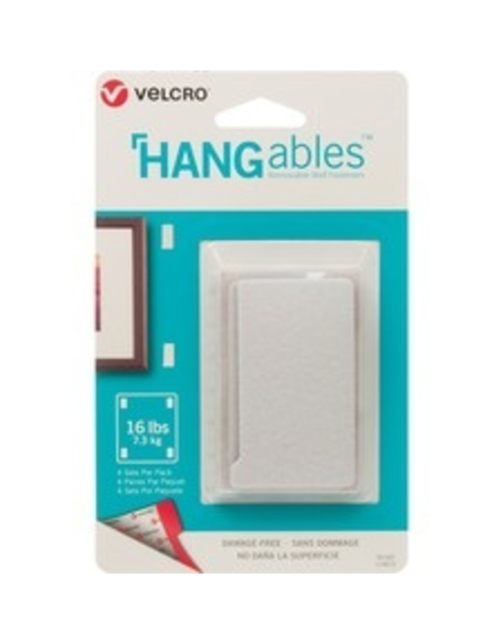REMOV HANG.STRIP 3''X1.75'',4/PK