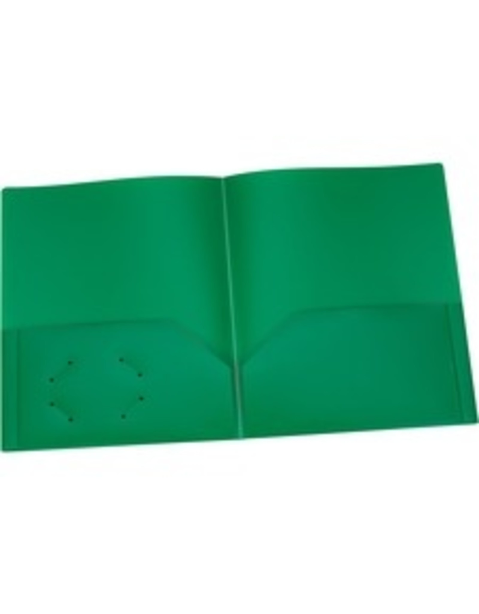 PORTFOLIO POLY 2-POCKET *GREEN