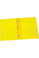 PORTFOLIO POLY 2PCKT+PRONG*YLW