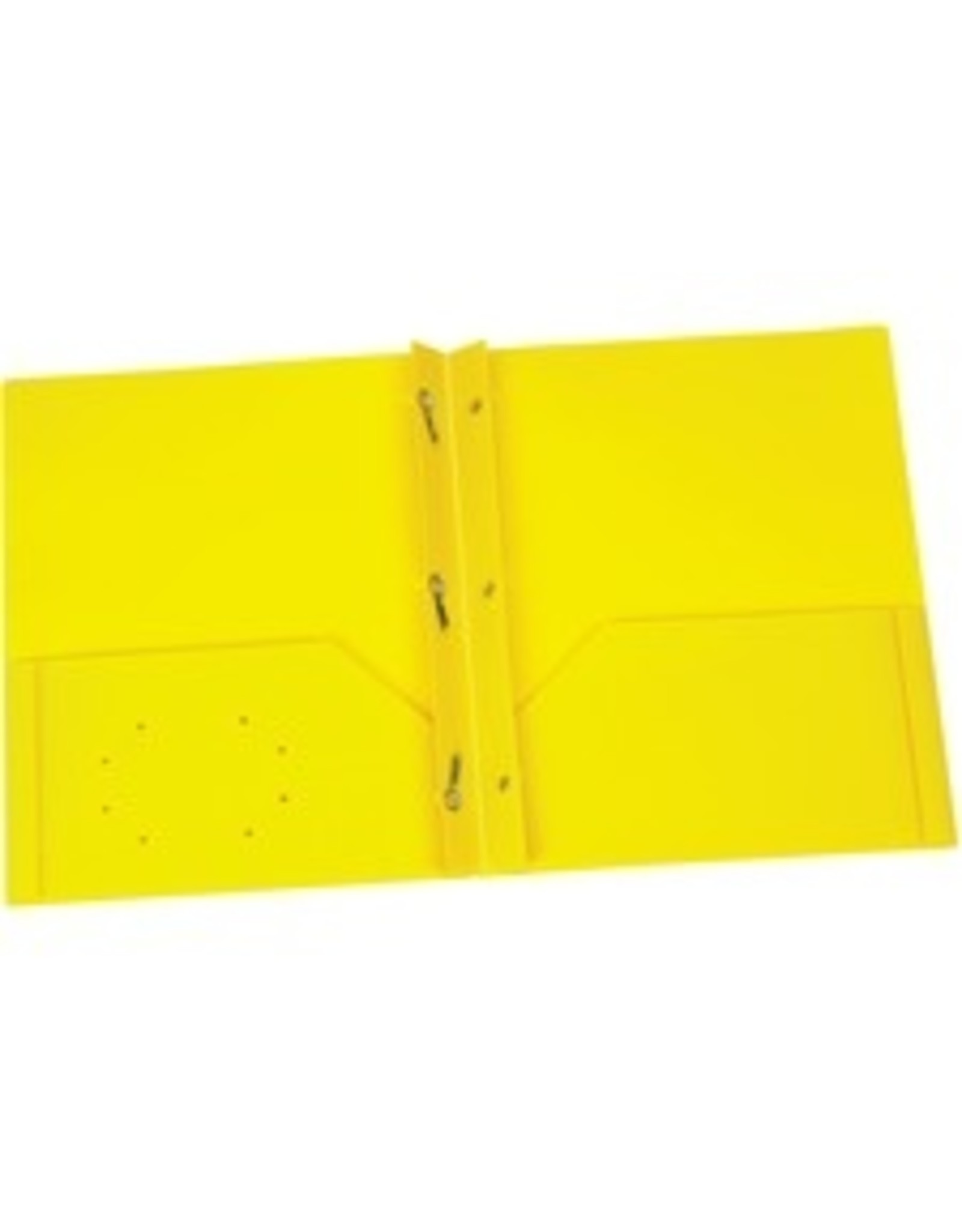 PORTFOLIO POLY 2PCKT+PRONG*YLW