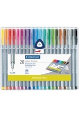 FINELINER SET, ASST NEON*20/ST