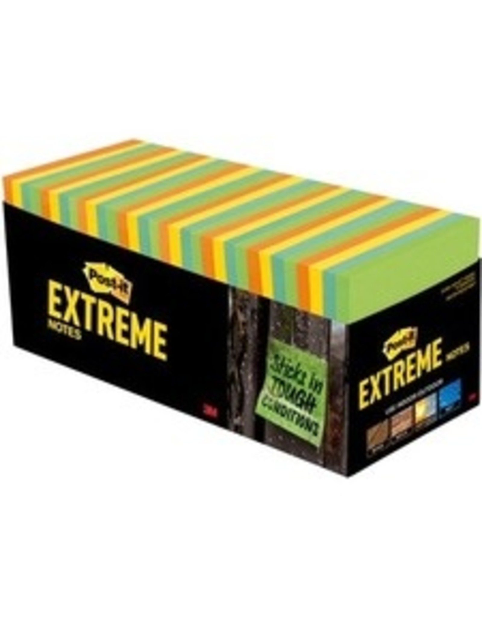 EXTRM POST-IT 3X3 ASST CABINET