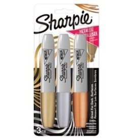 MARKR SHRP MTL G/S/B CHIS,3/PK