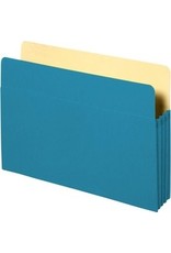 FILE POCKET LTR 3.5'' EXP*BLUE