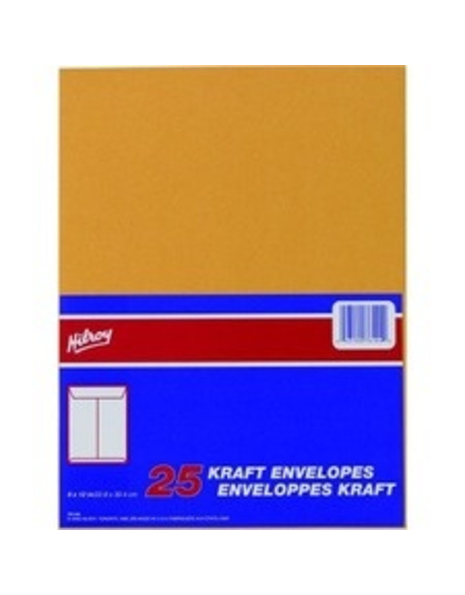 ENV #7 KRAFT 9X12, 25/PK