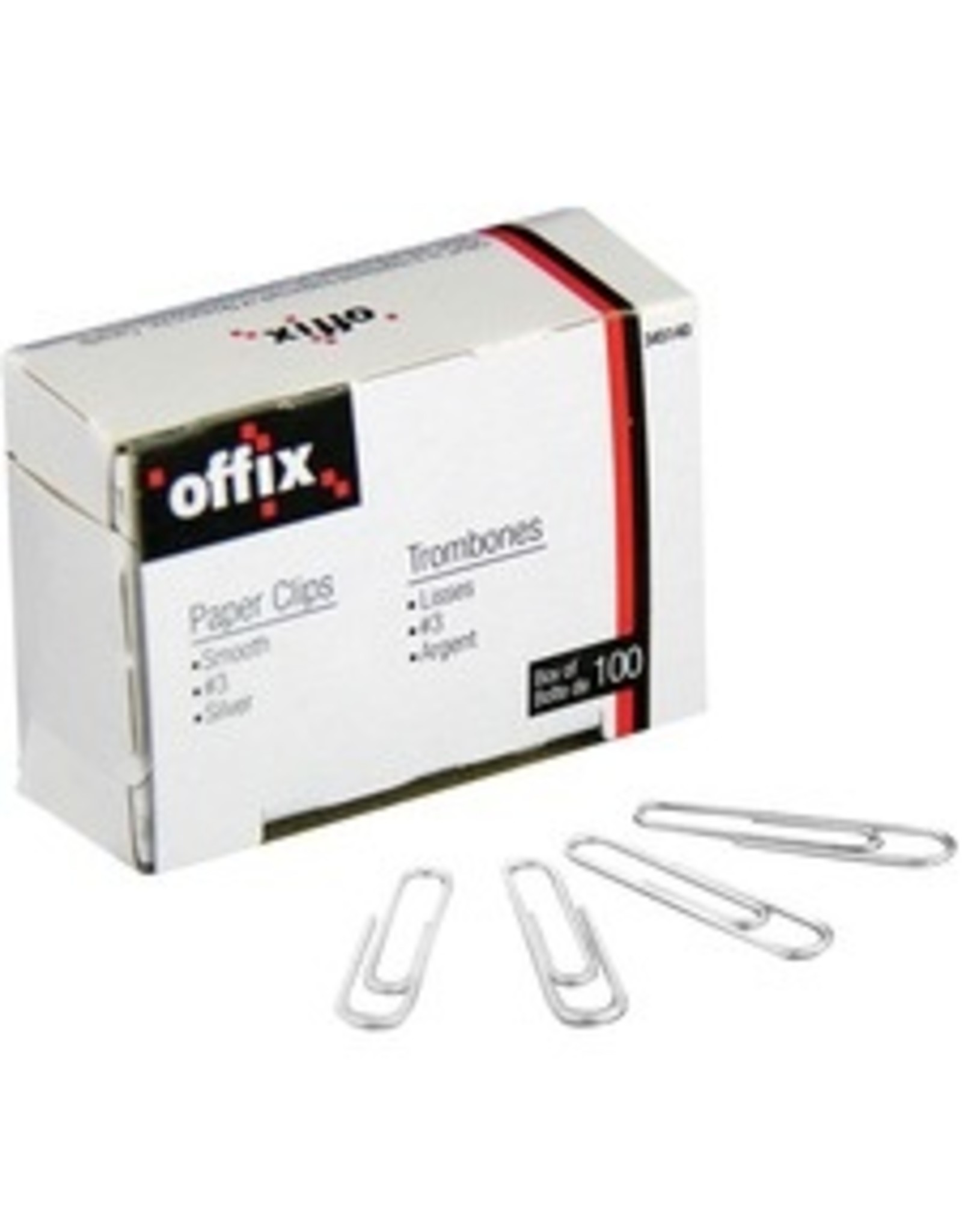CLIP #3 PLAIN, OFFIX, 100/BX