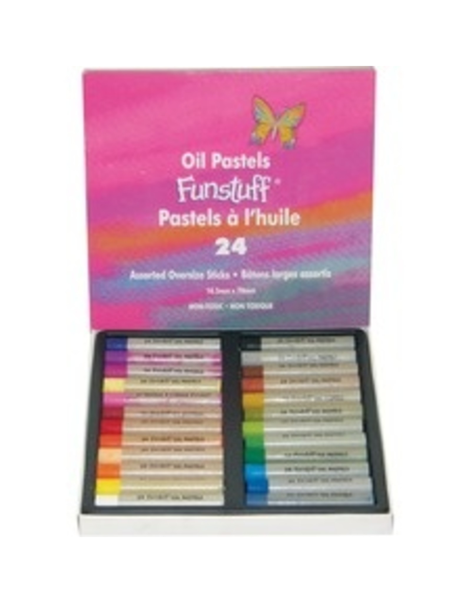 PASTEL OIL STICKS,JUMBO, 24/BX