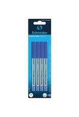 BALL PEN TOPS 505 MED BLUE 4pk