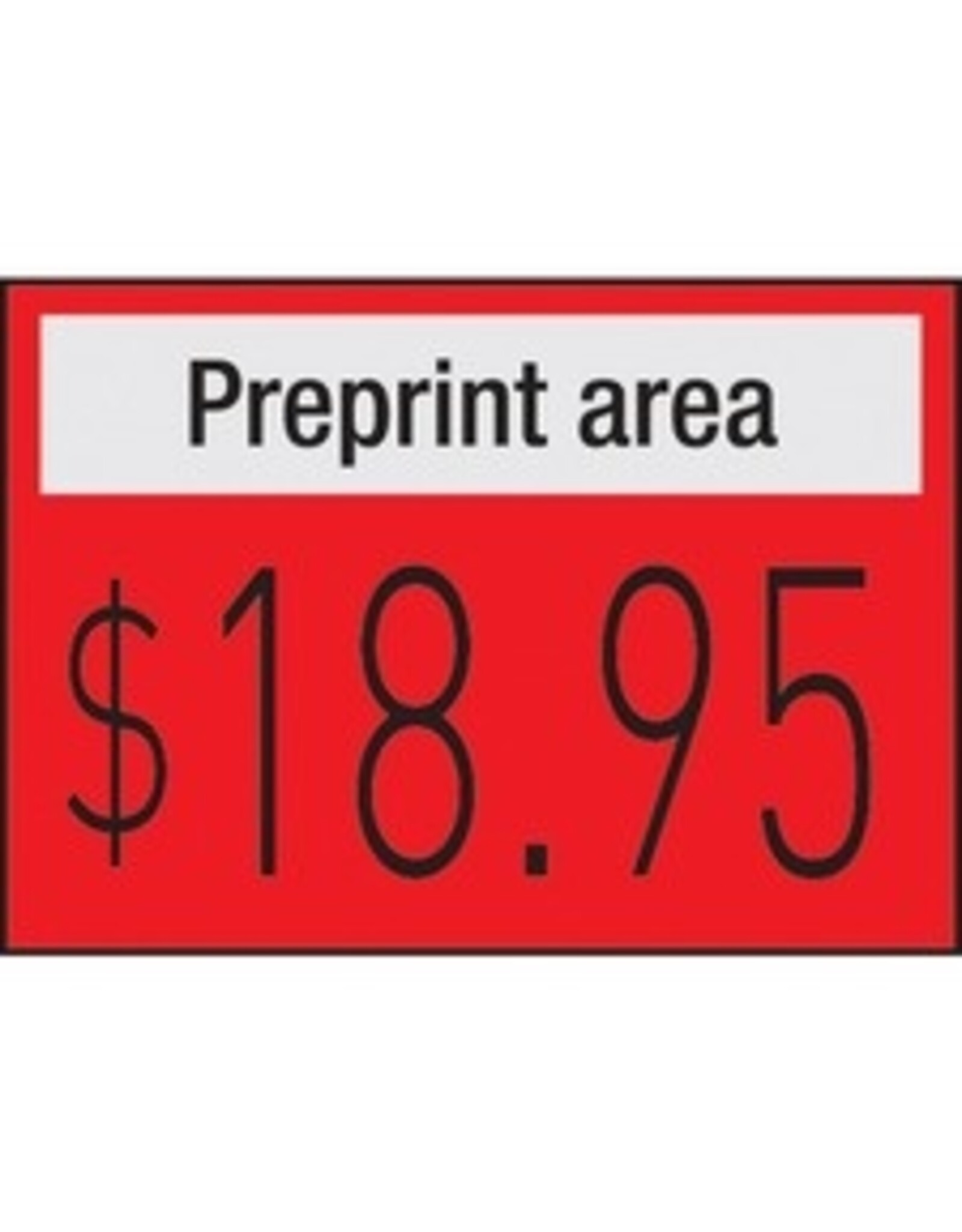 LABEL PERM RED 1130 10RLX2500