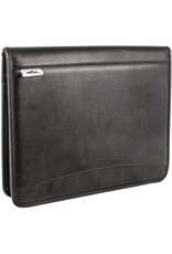 WRIT.CASE OFFX ZIP S-LTHR BLK