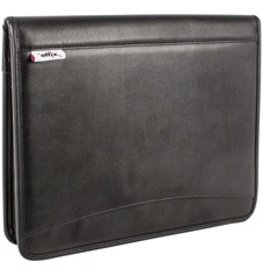 WRIT.CASE OFFX ZIP S-LTHR BLK