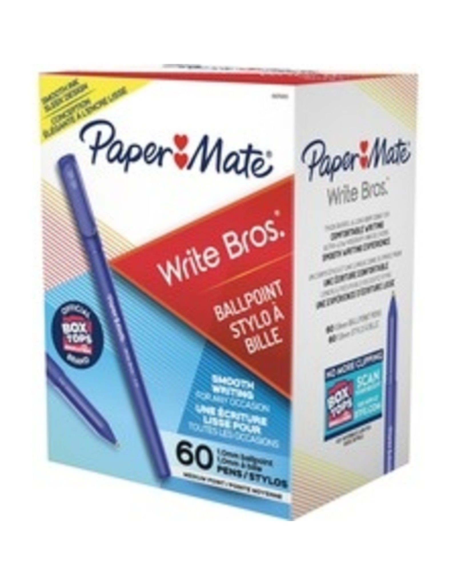 STICK PEN MED, BLUE,  60/BX