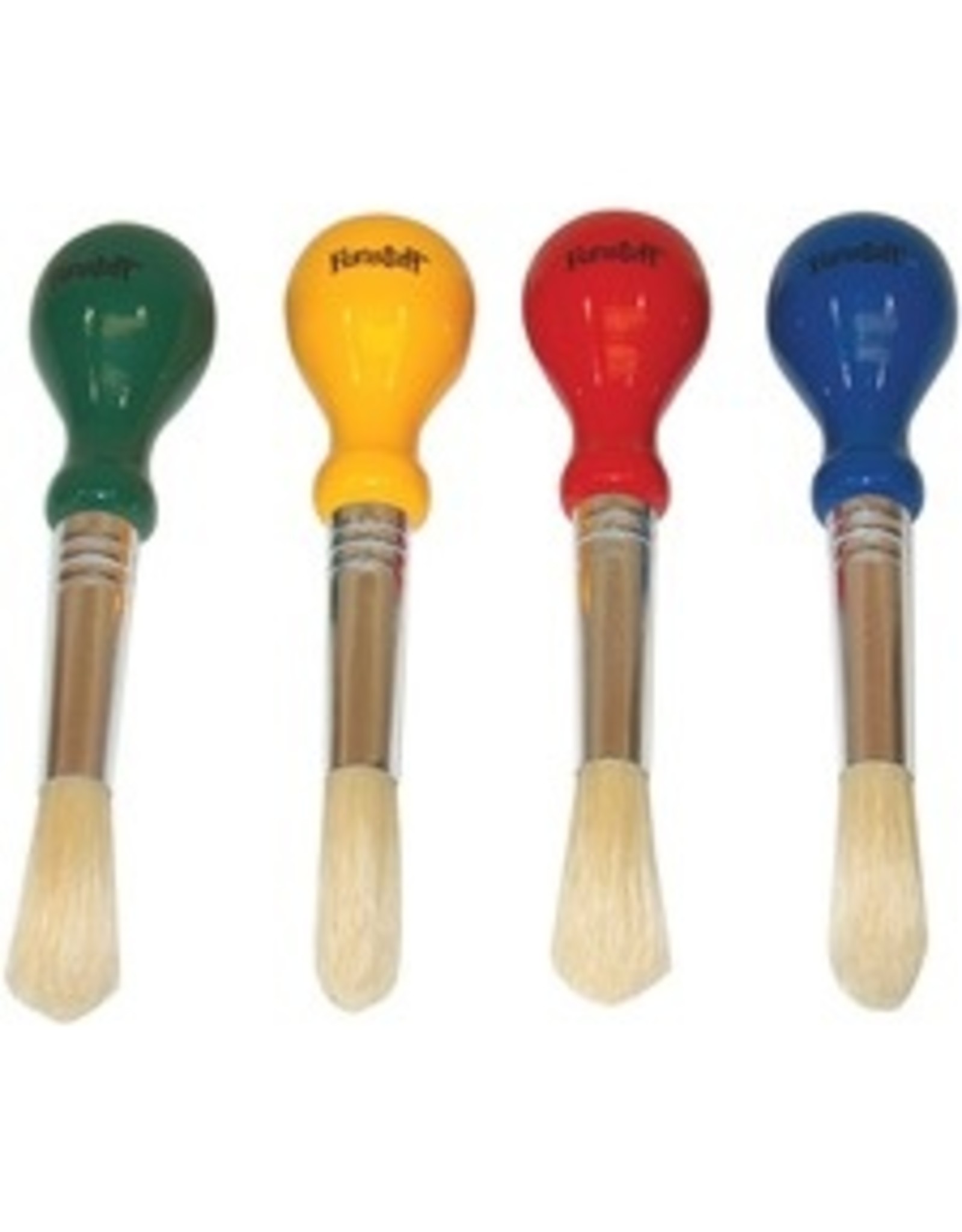 BULB SHAPED BRUSH,ASST,4/PK