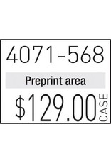 LABEL PERM WHT 1136 8 RLX1750
