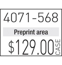 LABEL PERM WHT 1136 8 RLX1750